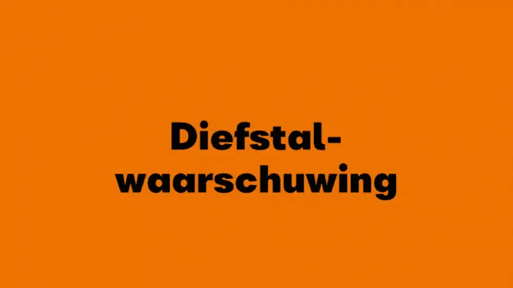 Diefstal-waarschuwing