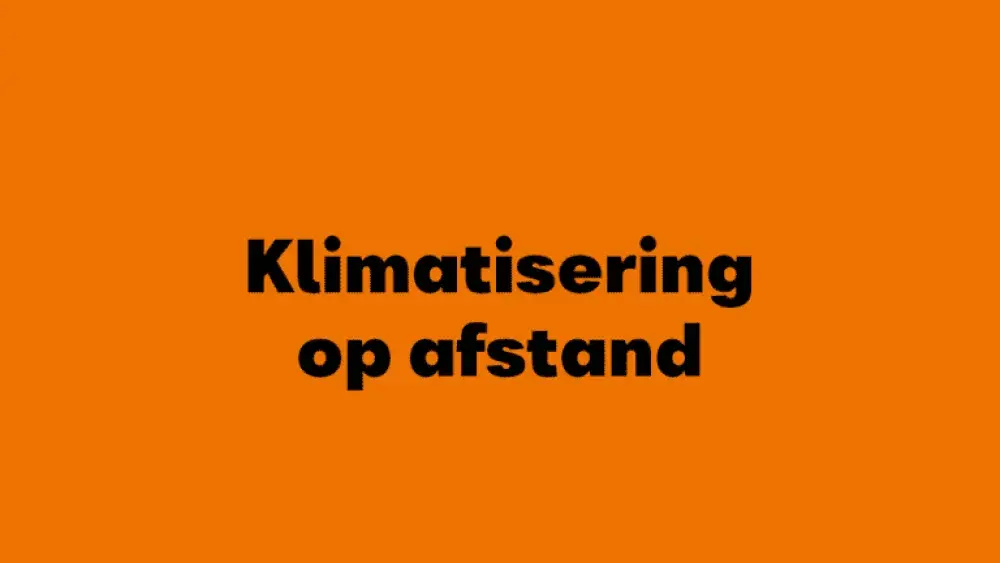 Klimatisering op afstand