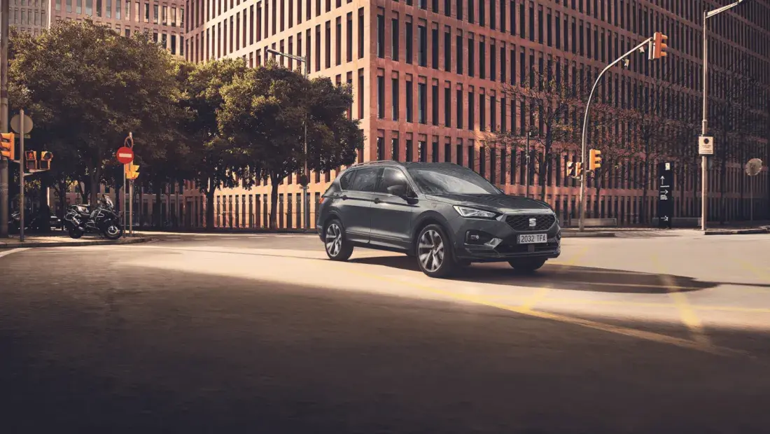 SEAT Tarraco op verkeersplein